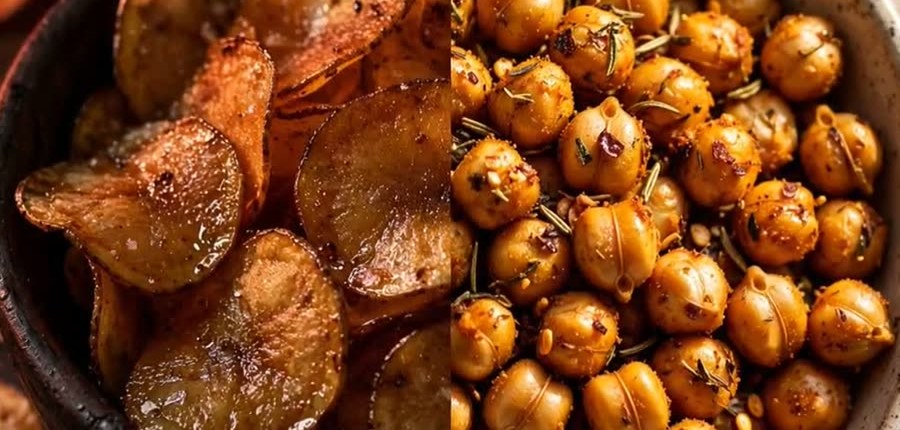 Skip the chips — roast chickpeas instead